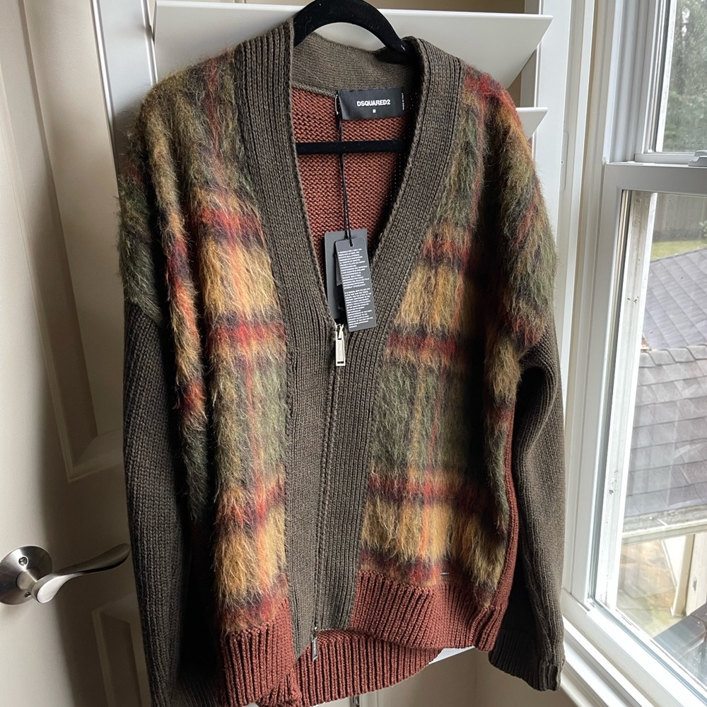 Mens D Squared cardigan brand new